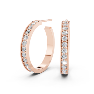 <b>Clear</b> Crystal & Gold Plated Stainless Steel Earrings Elegant 4mm Width High Quality Diamond Jewelry for Women Girls Perfect Gift - Product Image 5