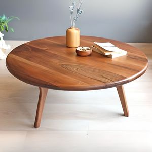 Mesa de Centro de Madera con Amplia Superficie, Estructura Resistente y Acabado de Madera Refinado para Uso Diario en el Hogar - Product Image 2