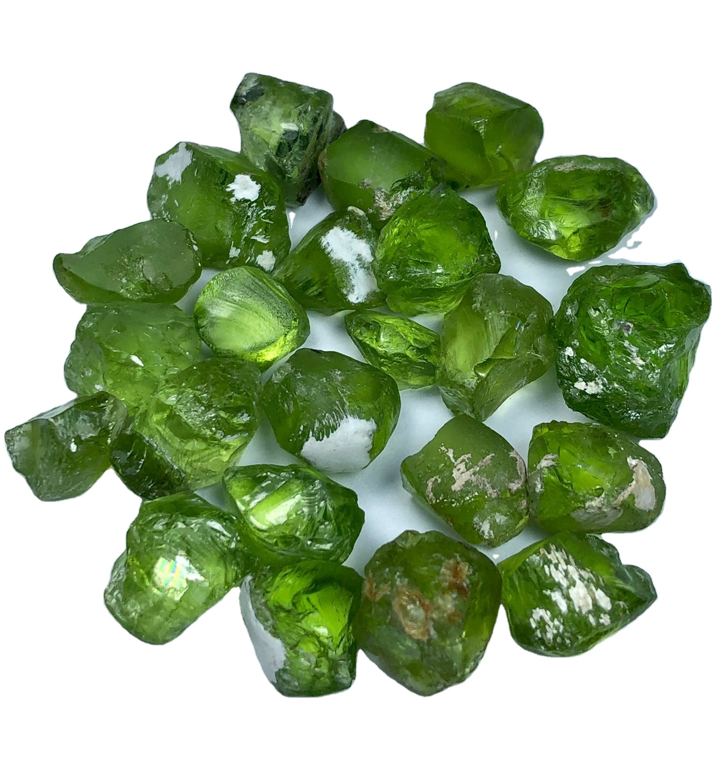 Top Quality Natural Peridot Rough GemStone / Natural Green Rough Peridot