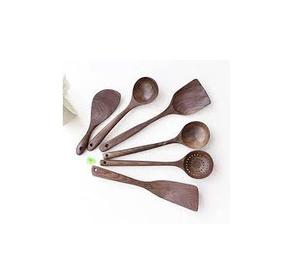 Royal Set Cubiertos Exportador indio de calidad estándar Servidores de ensalada de madera hechos a mano Cuchara Tenedor Cuchillo Cena Cubiertos - Product Image 1