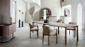 Mesa de centro de mimbre Suar de madera maciza de caoba de diseño moderno de alta calidad Color Natural para Hotel Villa Cojín 170710 - Product Image 6