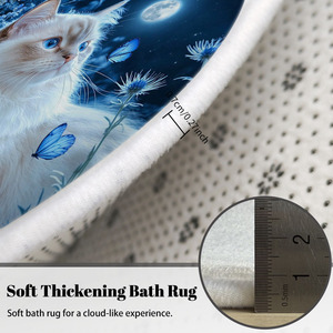 Custom Printed Bath <b>Mat</b> <b>Bathroom</b> Rug <b>Set</b> for <b>Bathroom</b> Non-Slip Shower Curtain Bath <b>Mat</b> - Product Image 2