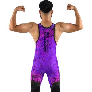 Anti-rides hommes lutte Singlet Premium qualité Gym porter dernières conceptions Offre Spéciale lutte Singlet avec Logo personnalisé/couleur - Product Image 3