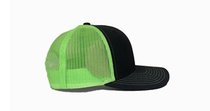 Gorra Trucker Ajustable de 6 Paneles, Color Carbón/Verde, de Perfil Medio y Alta Calidad, con Logotipo, Estilo Casual para Exteriores, Hecha en Vietnam - Product Image 4