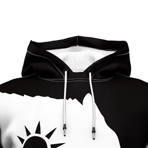 Sudaderas con Capucha Estampadas Premium con Logotipo y Diseño Personalizados para Hombre, Sudaderas Básicas Transpirables de Algodón Combinado Personalizadas para Hombre en Venta - Product Image 5