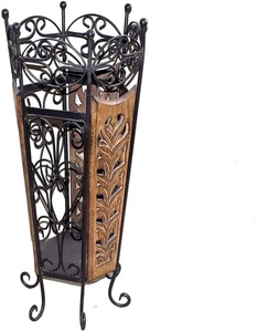 Support de fleurs en métal de style indien classique et créatif, pot de fleurs, décoration de mariage en plein air, vase écologique - Product Image 1