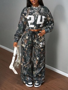 Chándal con logotipo personalizado al por mayor para hombre y mujer, traje deportivo de dos piezas, Sudadera con capucha y pantalones, traje de gimnasio, fabricante - Product Image 6