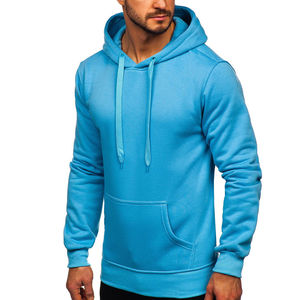 Sudaderas Personalizadas para Hombre, Diseño OEM Personalizado, Sudadera con Capucha de Color Sólido, Secado Rápido, Ropa Urbana para Invierno, 100% Algodón - Product Image 1