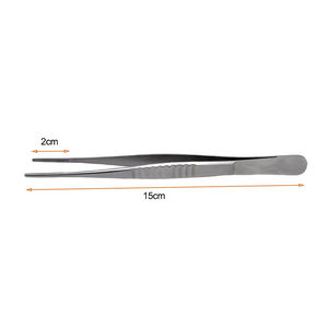 Fórceps de punta de anillo de titanio de alta calidad, instrumentos de Microcirugía Ocular de 18cm, fórceps de Oftalmología de punta de anillo de agujero fino - Product Image 1