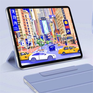 Étui magnétique à trois volets en cuir PU de qualité supérieure Laudtec pour iPad Pro 4e/5e/6e génération 12,9 pouces / Air 13 pouces, housse de protection - Product Image 2