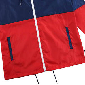 Street Wear coupe-vent coupe ample nouveau design couleur unie hommes coupe-vent veste d'hiver - Product Image 5