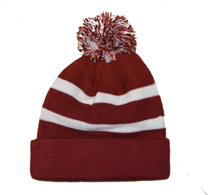 หมวกบีนนี่ถักไหมพรมปอมปอมแบบกำหนดเอง ปักโลโก้ 3 มิติ อุ่นสบายสำหรับฤดูหนาว ผ้าอะคริลิก ลายแจ็คการ์ด สไตล์ Y2K เหมาะสำหรับกอล์ฟ รีสอร์ท กีฬากลางแจ้ง - Product Image 3