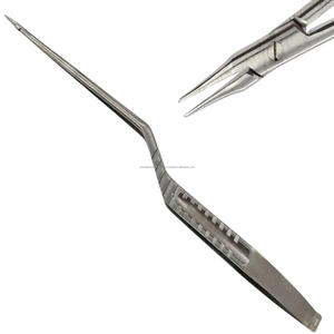 Porte-aiguille Yasargil droit à baïonnette, instrument de neurochirurgie en acier inoxydable, certifié CE WORLD - Product Image 3