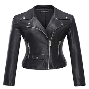 Nouvel arrivage de vestes en cuir véritable de vachette pour dames Style femme avec 100% vestes en cuir de peau de vache originales - Product Image 3
