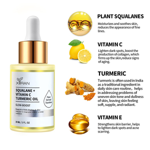 Huile pour le visage à l'huile de squalane 100% pure, marque privée, avec huile de <span class=keywords><strong>rose</strong></span> <span class=keywords><strong>musquée</strong></span>, rétinol, curcuma, réduit les cicatrices, anti-rides, hydratante - Product Image 3
