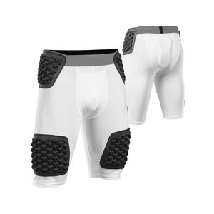 Venta caliente pantalones de fútbol americano de alta calidad 5 pantalones cortos acolchados en tamaño XL precio - Product Image 6