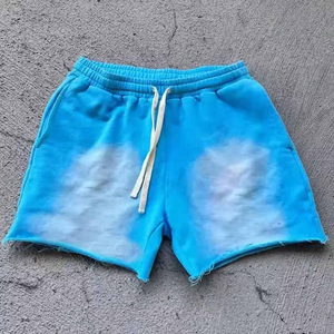 <b>Men's</b> Acid Wash Thick Cotton <b>Shorts</b> Custom Logo Fashion Wear Casual Use Winter <b>Men</b> <b>Shorts</b> High Quality Manufacture - Product Image 5