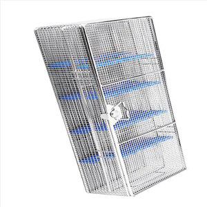 Plateaux en maille avec couvercle 250x170x70mm Plateau en maille en acier inoxydable pour utilisation pendant le lavage, la stérilisation et le transport - Product Image 5