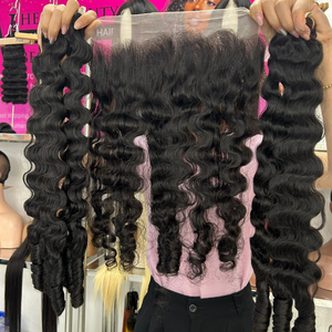 Meilleure qualité de cheveux 100% trame de cheveux humains vierges bruts vietnamiens A18 fermeture à lacet 4X4 26 pouces cheveux ondulés très populaires - Product Image 5