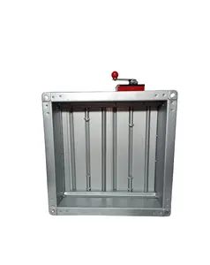 Fábrica outlet Back Draft Damper Folha Galvanizado Válvula De Escape Flap Damper