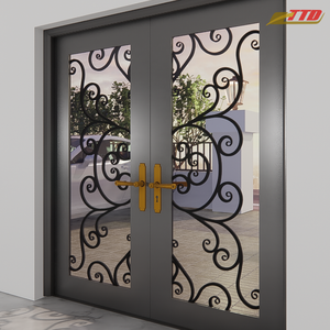 Mejore su propiedad con soluciones de puerta de acero de seguridad decorativas de diseño de puerta de seguridad Premium que combinan fuerza con elegancia - Product Image 2