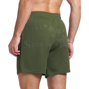 Pantalones Cortos Deportivos Casuales Premium, Transpirables, Ecológicos, de Malla, Tela Suave, Ajuste Cómodo, Cintura Elástica para Hombre, Servicio OEM - Product Image 3