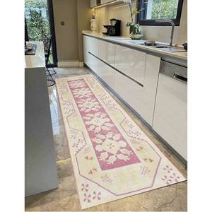 Alfombra Estampada de Diseño Marroquí, Decoración Interior de Lujo, Alfombra Grande Rosa, Alfombra Suave No Tejida - Product Image 4