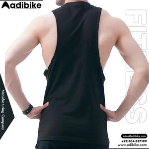 Hombres Fitness Running Singlet Venta al por mayor Sublimación Impreso Personalizado Color sólido Tamaños en telas de alta calidad - Product Image 4