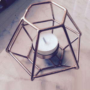 Unique Shape Custom Black Color <b>Tealight</b> Metal Candle <b>Holder</b> for Home Decoration for Hotels Restaurants for Festive Occasions - Product Image 4