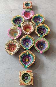 ดิยาทำมือดินเหนียวสำหรับตกแต่งดิวาลีดินดิวาลิพูจาสำหรับตกแต่งบ้าน - Product Image 6