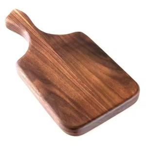 Planche à découper ovale en bois classique faite à la main avec des autocollants en émail de dernière génération, fleurs pour la cuisine, découpe de légumes - Product Image 4