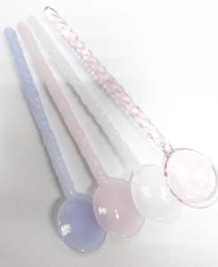 ช้อนแก้วบอโรซิลิเกตทนความร้อนสำหรับทำอาหารและเครื่องดื่ม - Product Image 1