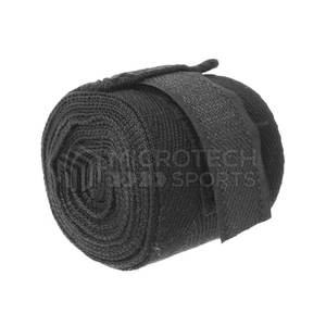 ผ้าพันมือแบบกึ่งยืดหยุ่นสีดำขนาด 180 นิ้ว สำหรับมืออาชีพ พร้อมห่วงนิ้วโป้งและแถบตีนตุ๊กแกสำหรับพยุงข้อมือและการฝึกซ้อม - Product Image 1