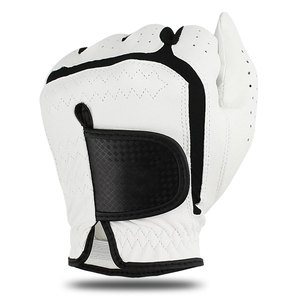 Gants de golf en cuir de mouton avec logo personnalisé en gros Gants de golf antidérapants en cuir véritable pour le sport Gants en gros - Product Image 3