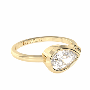 Anillo de Compromiso de Oro Rosa de 14K con Diamante Cultivado en Laboratorio de 1.50CT para Mujer - Product Image 5