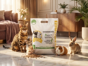 Litière pour chat comestible de qualité supérieure – Granulés de blé dur naturels, sans danger pour les chats et les petits animaux, vente en gros, 5L - Product Image 3
