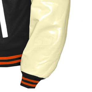 Blouson d'hiver pour homme en coton 100% respirant et écologique, col montant, logo frontal, style universitaire, service OEM, usage extérieur, haute qualité - Product Image 4