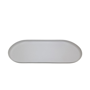 Bandeja de servicio de vajilla de hierro de Color de madera rústica personalizada, pedido a granel para Decoración de mesa de boda, bandeja ovalada - Product Image 4