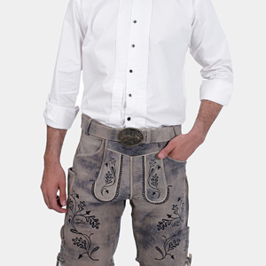 กางเกงขาสั้นสไตล์บาวาเรีย lederhosen Oktoberfest ดีไซน์วินเทจ6XL มีเอกลักษณ์ดีไซน์ล่าสุดราคาถูก - Product Image 2