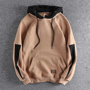 Sweat à capuche en coton épais 500 g/m², respirant, écologique, coupe droite, épaules tombantes, streetwear pour homme - Product Image 2