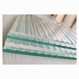 Verre nervuré de haute qualité pour la construction de bâtiments de cloison Verre cannelé Motif personnalisé - Product Image 1