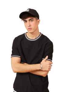 Alta calidad 100% Premium algodón calle suelta verano hombres Camiseta cuello redondo camisa Casual moda logotipo personalizado estampado en relieve - Product Image 4