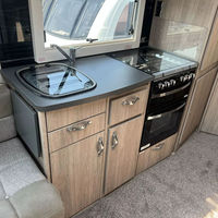 Camping-car de luxe 4x4 tout-terrain, mini-caravane, remorque RV pour 4-6 personnes, en fibre de verre, avec douche, toilettes, une chambre, Euro 5