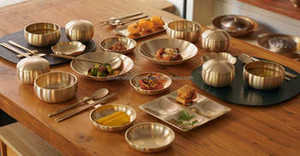 Bol en laiton en forme de dôme en métal de luxe classique Vaisselle de la plus haute qualité Bol de service alimentaire pour les événements de mariage et les ustensiles de cuisine - Product Image 6