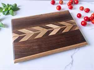 Planche à découper et plateau de service en bois Forme rectangulaire durable 12mm d'épaisseur Passe au lave-vaisselle - Product Image 3