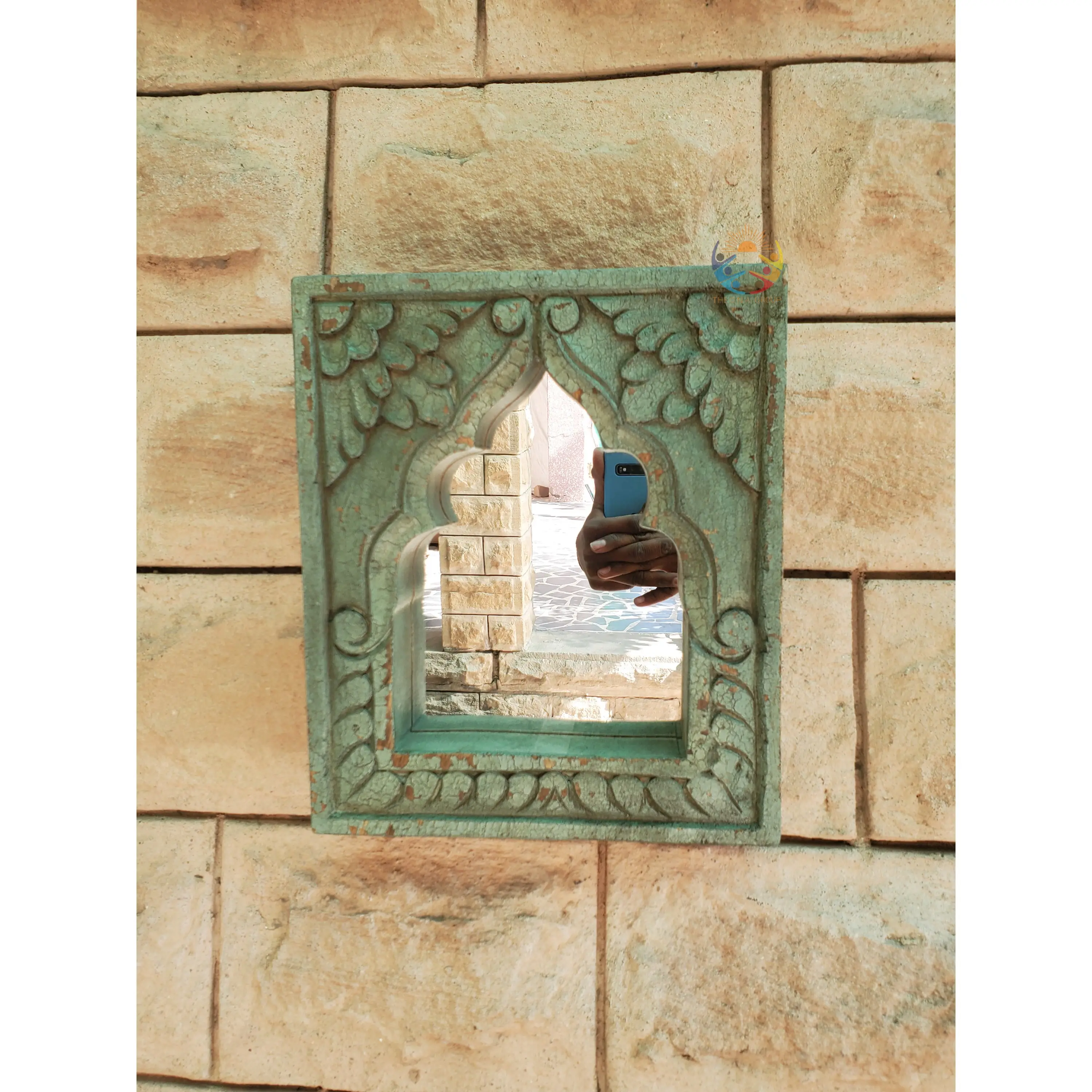 Индийский высокий рельефный стиль деревянная резная рамка для декора стен античный внешний вид наиболее требовательная деревянная рамка для резьбы для домашнего декора