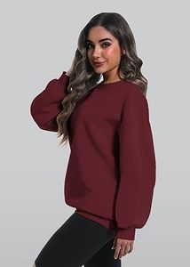 Marque privée personnalisée femmes Premium pullover sweatshirts concevoir votre propre surdimensionné 400gsm lourd coton éponge polaire à capuche - Product Image 3