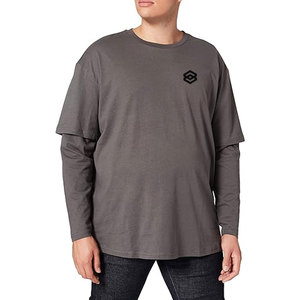 Camisetas de doble capa para hombre de la mejor calidad, ropa de verano para hombre, camisetas de doble capa a la venta - Product Image 1