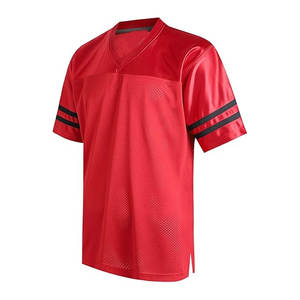 Diseño personalizado Premium 100% poliéster camiseta de fútbol americano uniforme de alta calidad impresión por sublimación tela transpirable Boxy - Product Image 1