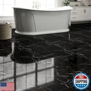 Paquete de 40 palos de pelar, baldosas de vinilo autoadhesivas de 12x12 pulgadas, suelo impermeable, paquete de 40 palos de pelar, suelo de 12x12 - Product Image 1